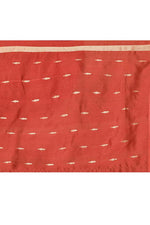 Pure handloom munga silk saree with banarasi floral pattern kadwa weaving in silver & gold zari with satin border-Maroon