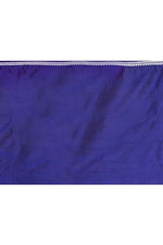 Pure handloom katan silk banarasi saree with real silver zari kadwa weaving-Electric blue