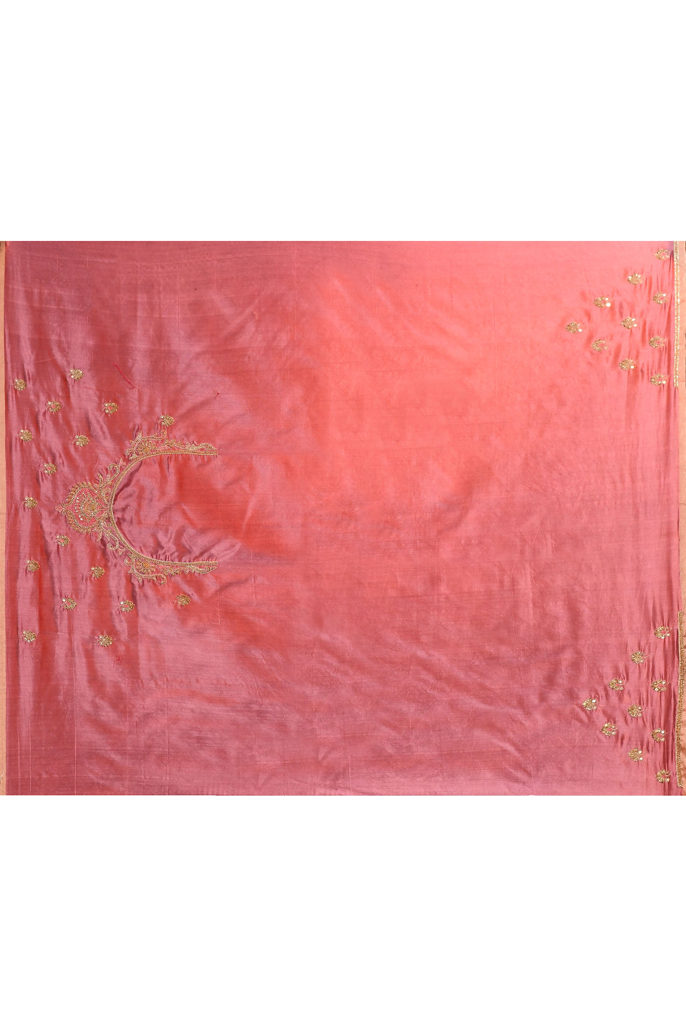 Pure Munga Silk Saree with Tree & Leaf Motifs – Rani Pink