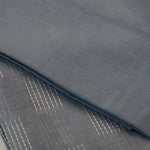 Pure linen unstitched kurta & bottom fabric- Bluish grey